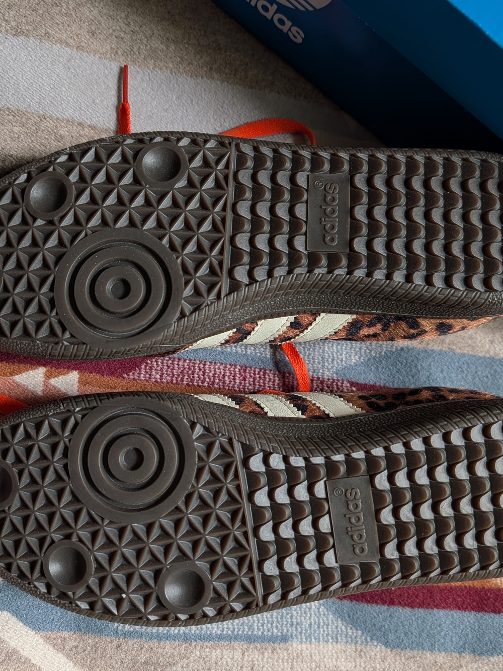 adidas Leopard Print "Cheetah Pack" with Orange Accents - Picture 2 of 8